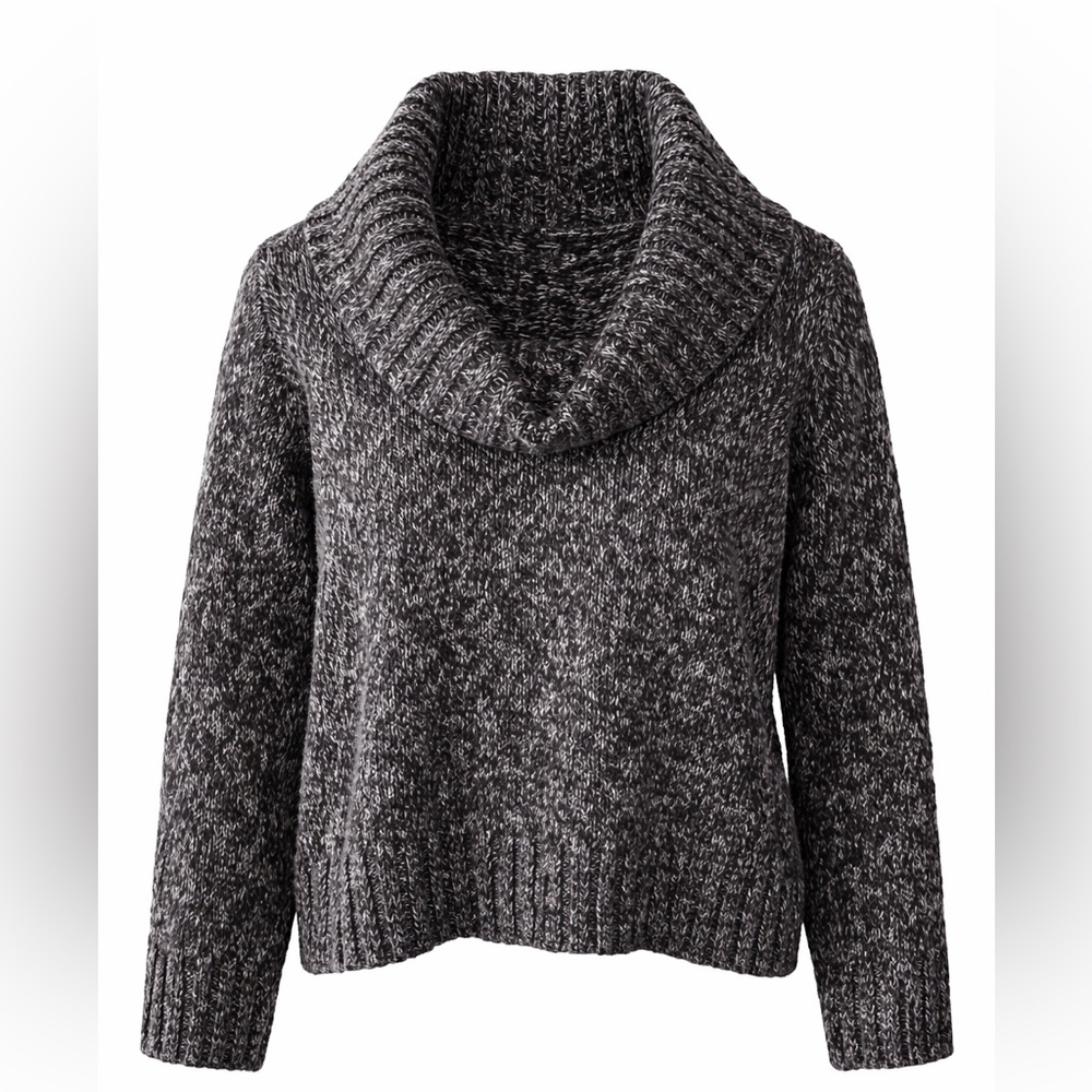 INC International Concepts Marled Cowl Neck Sweater | Size L